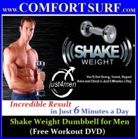 Shake Weight Dumbbell Shoulder Muscle Builder Fitness & Exercise for Men with (Free Workout DVD)